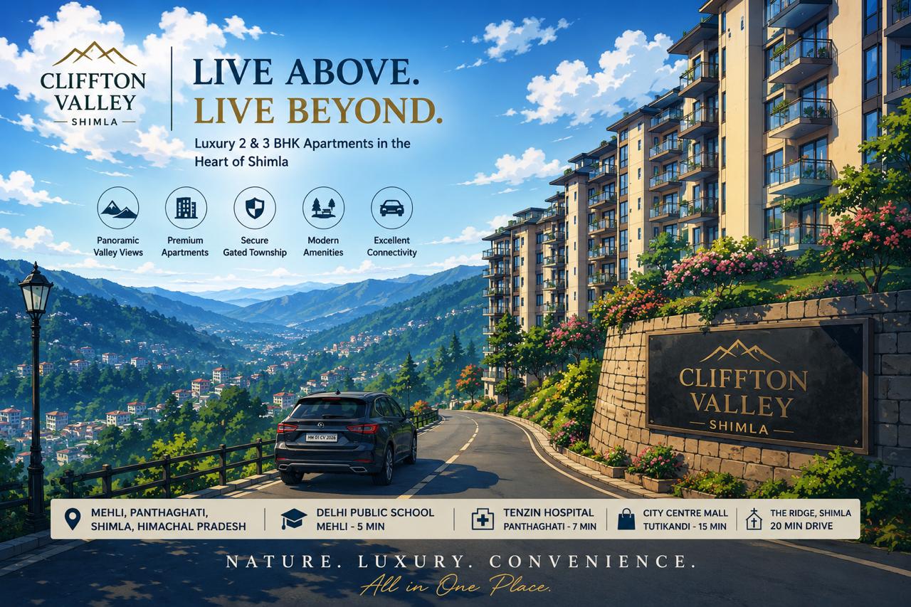 Cliffton Valley, Shimla – Luxury Living Surrounded by Nature, Yet Connected to Everything